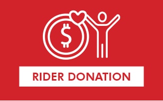 Rider Donation button
