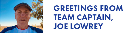 Team Samaritan 2023 Greetings From Joe Lowrey